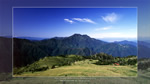 ワイドスクリーン自然壁紙(16:9-1366x768)－石鎚山の山岳風景